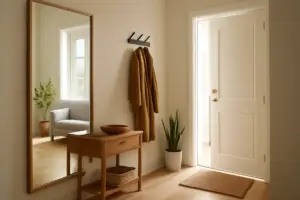 Dove posizionare lo specchio in ingresso? La regola che migliora luce e profondità subito