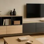 Pareti attrezzate per soggiorno moderno: configurazioni versatili che semplificano l’ordine