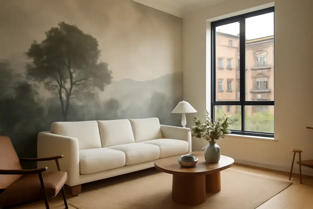Carte da parati di tendenza per appartamenti urbani: texture originali che ampliano lo spazio
