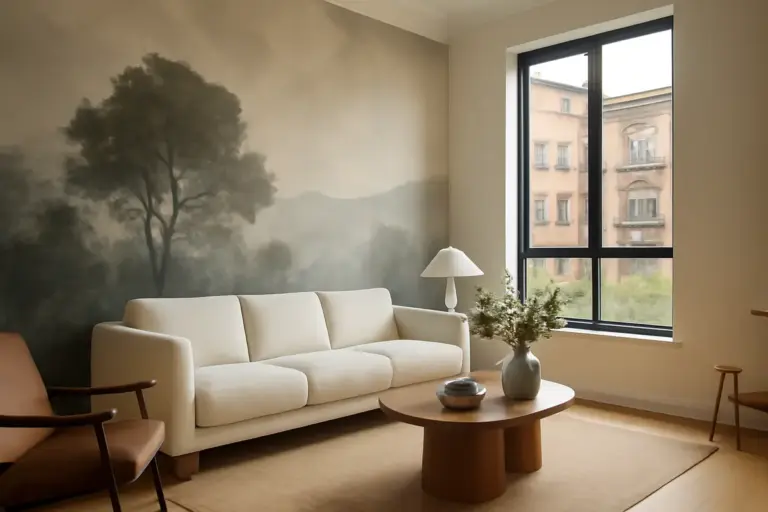 Carte da parati di tendenza per appartamenti urbani: texture originali che ampliano lo spazio
